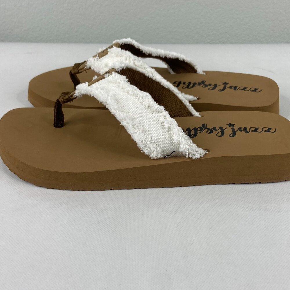 Gypsy Jazz Encore White Flip Flop NWT - Picture 4 of 6